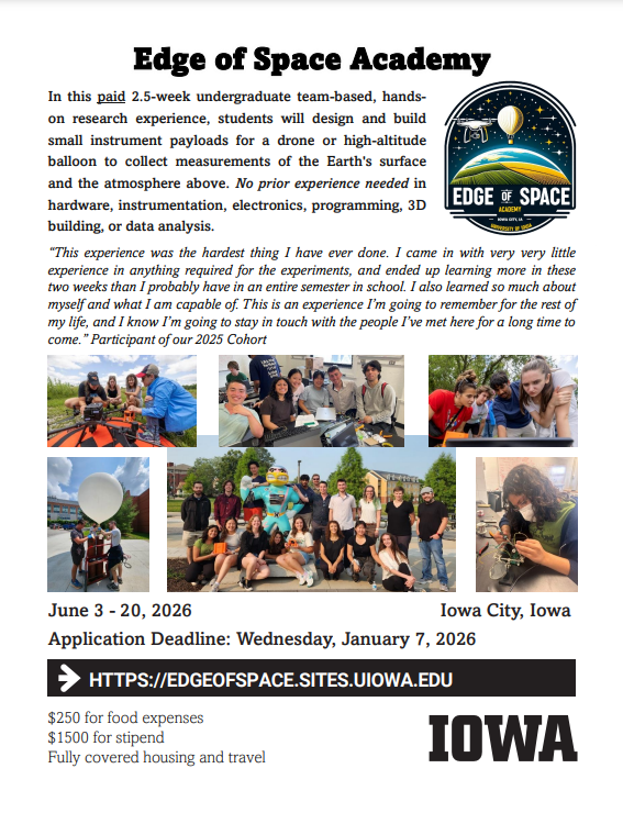 Information of Edge of Space Program