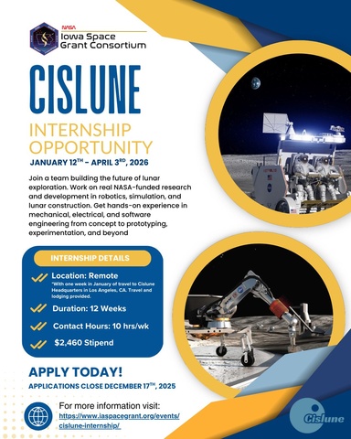 Astronauts driving vehicle on the moon