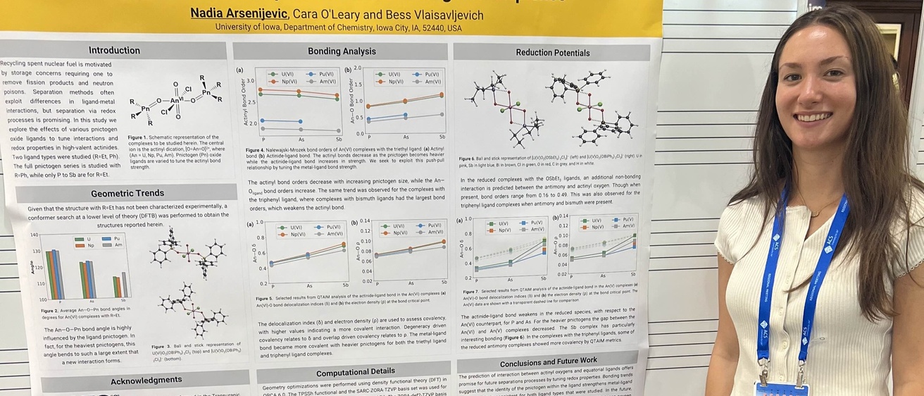 Student Presenting Poster