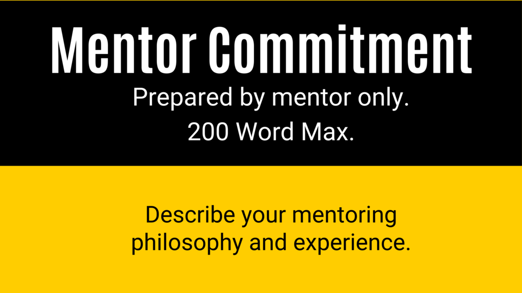 Mentoring Commitment