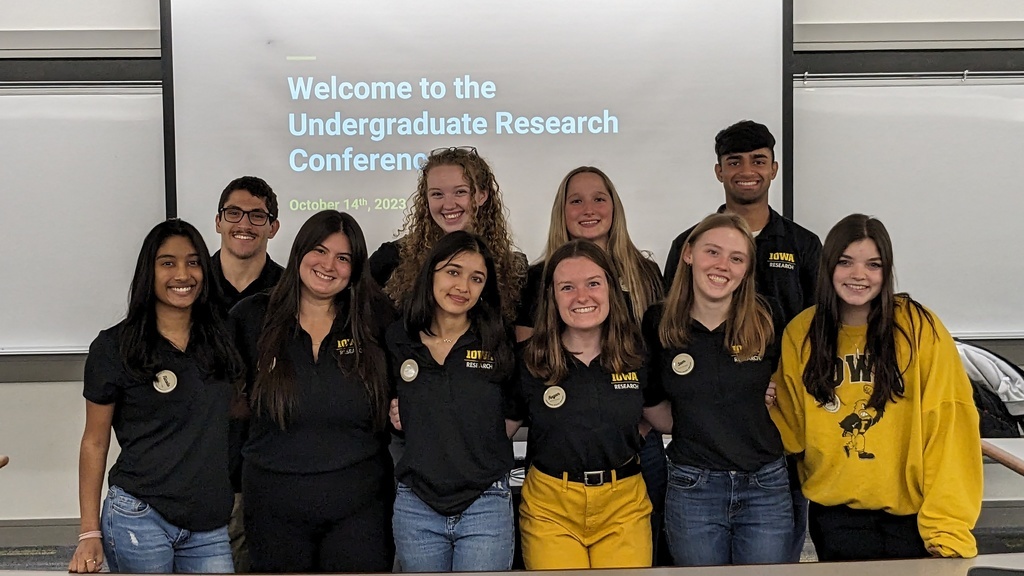 Ambassadors' photo at the Undergraduate Research Conference