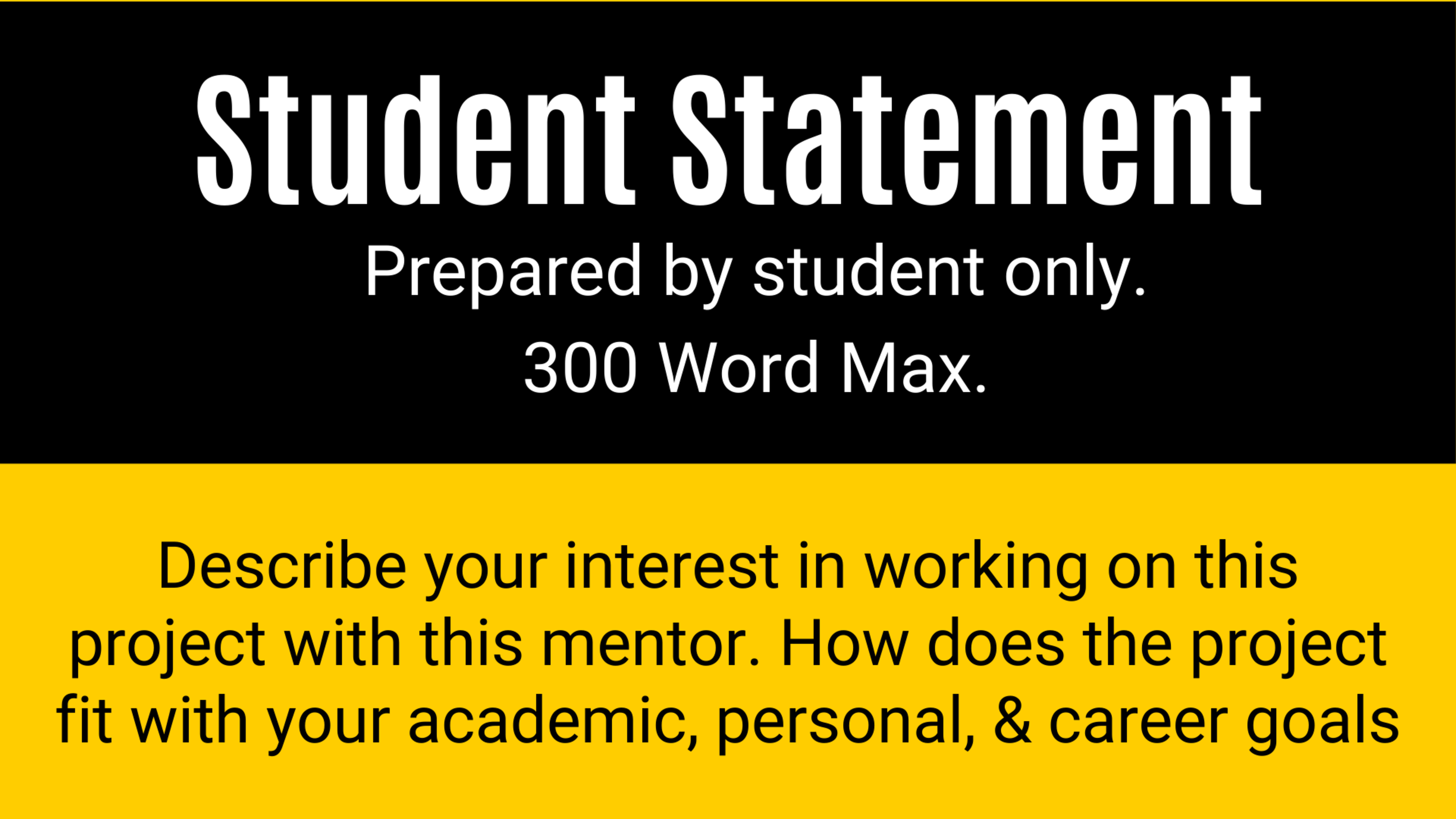 Genuine Student Statement R Examples OUR Fellowship Application Instructions | Office of Undergraduate ...